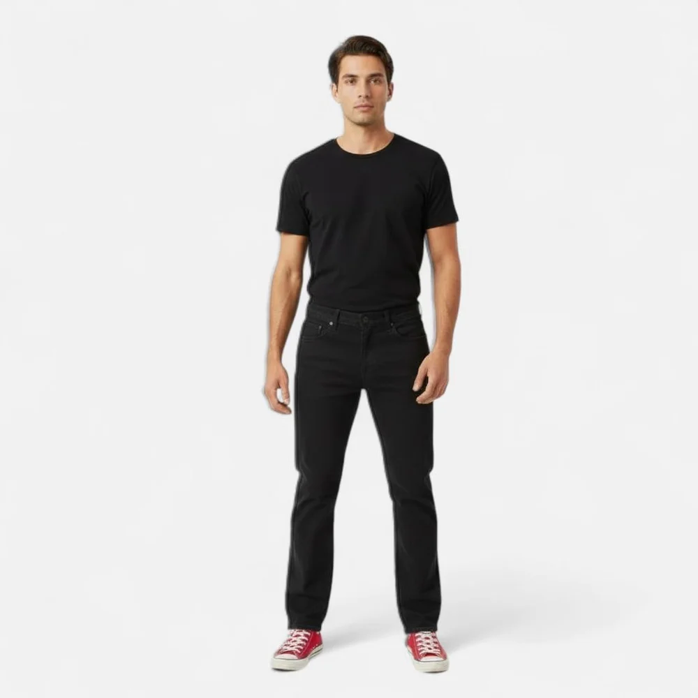 Levi's 505 Black Straight Jeans Waist 33